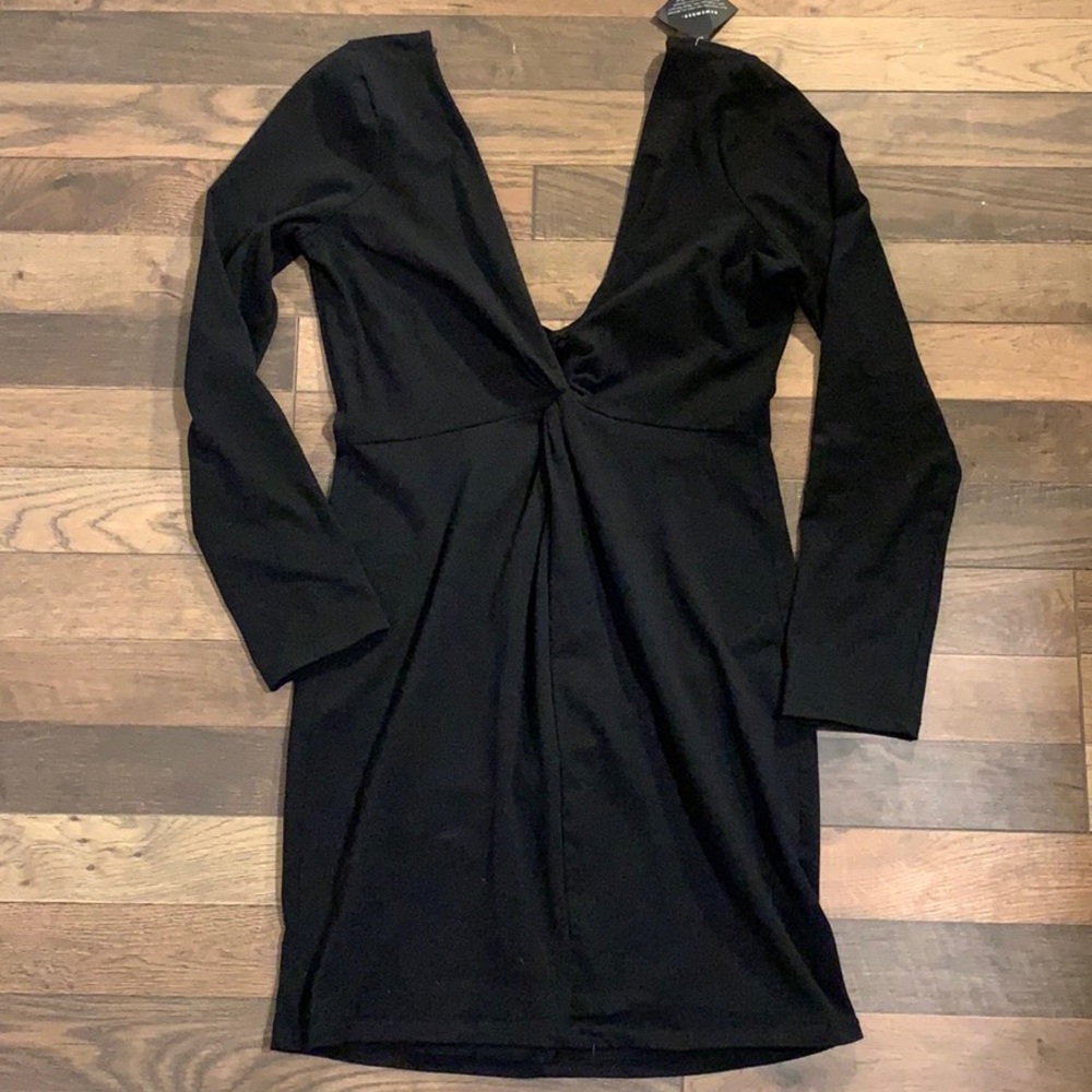 NWT Nasty Gal Long Sleeve Little Black Dress